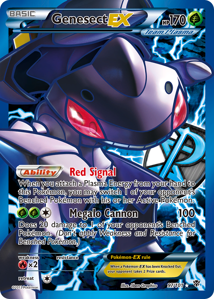 Genesect EX (97/101) [Black & White: Plasma Blast] | Good Games Adelaide SA