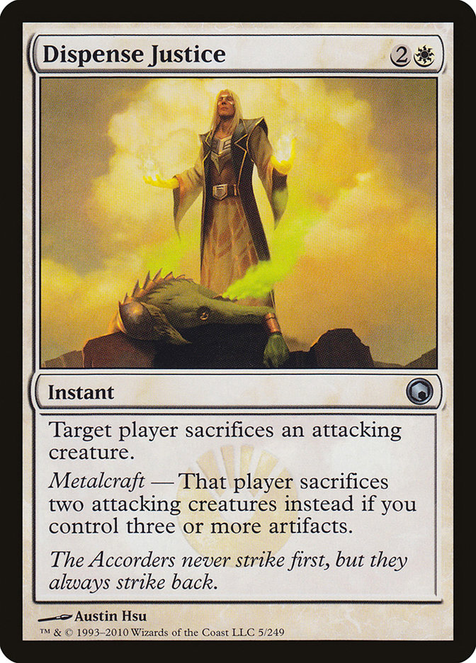 Dispense Justice [Scars of Mirrodin] | Good Games Adelaide SA