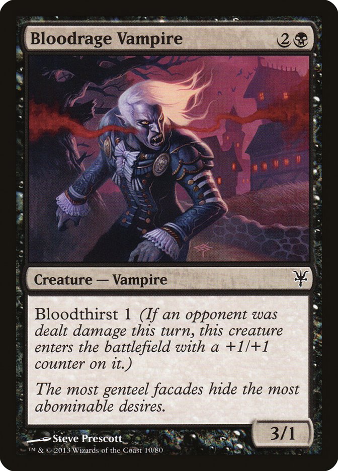 Bloodrage Vampire 10 (Duel Decks: Sorin vs. Tibalt)  | Good Games Adelaide SA