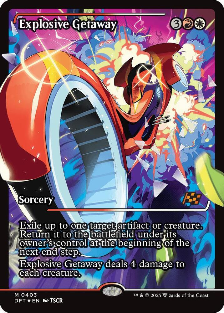 Explosive Getaway 403 (Aetherdrift)  - Foil | Good Games Adelaide SA