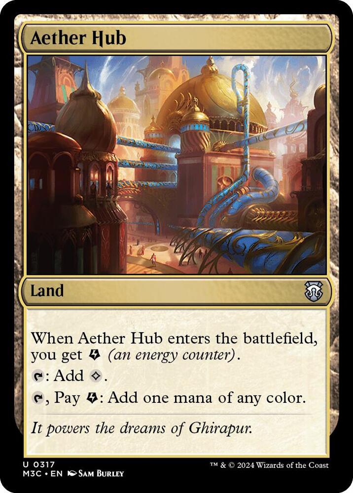 Aether Hub 317/411 (Commander: Modern Horizons 3)  - Ripple Foil | Good Games Adelaide SA