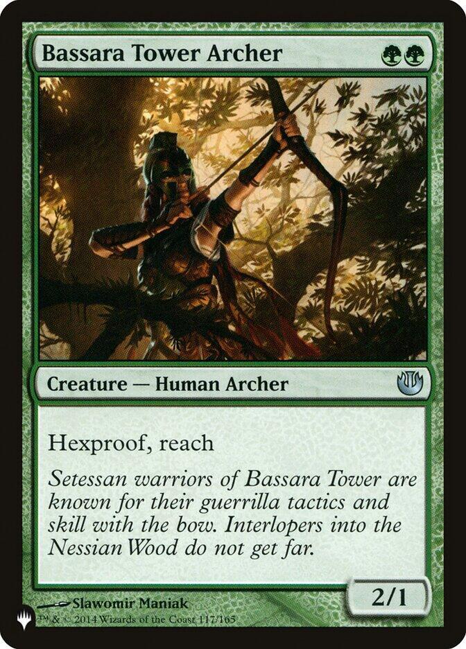 Bassara Tower Archer 117/165 (The List Reprints)  | Good Games Adelaide SA