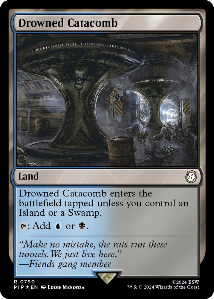 Drowned Catacomb Surge Foil 790 (Universes Beyond: Fallout)  - Foil | Good Games Adelaide SA