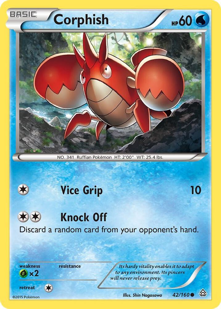 Corphish 42/160 (XY - Primal Clash)  | Good Games Adelaide SA