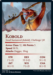 Kobold Art Card [Dungeons & Dragons: Adventures in the Forgotten Realms Art Series] | Good Games Adelaide SA