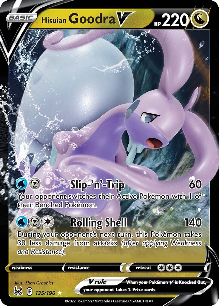 Hisuian Goodra V (135/196) [Sword & Shield: Lost Origin] | Good Games Adelaide SA