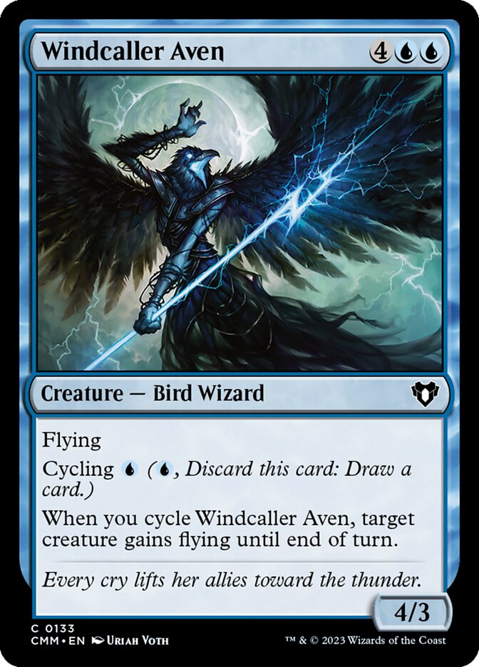 Windcaller Aven 133 (Commander Masters)  | Good Games Adelaide SA