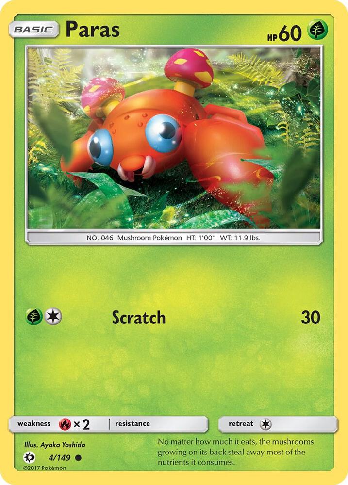 Paras 4/149 (SM Base Set)  | Good Games Adelaide SA