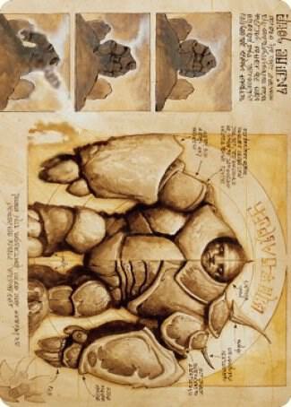 Precursor Golem Art Card 72 (Art Series: The Brothers' War)  | Good Games Adelaide SA