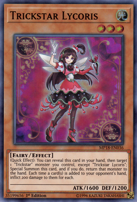 Trickstar Lycoris [MP18-EN036] Super Rare | Good Games Adelaide SA