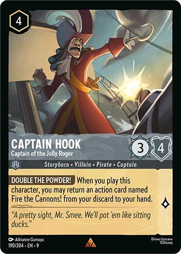 Captain Hook - Captain of the Jolly Roger (190/204) [Fabled] | Good Games Adelaide SA
