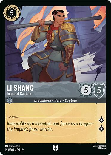 Li Shang - Imperial Captain (193/204) [Fabled] | Good Games Adelaide SA