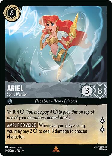 Ariel - Sonic Warrior (195/204) [Fabled] | Good Games Adelaide SA