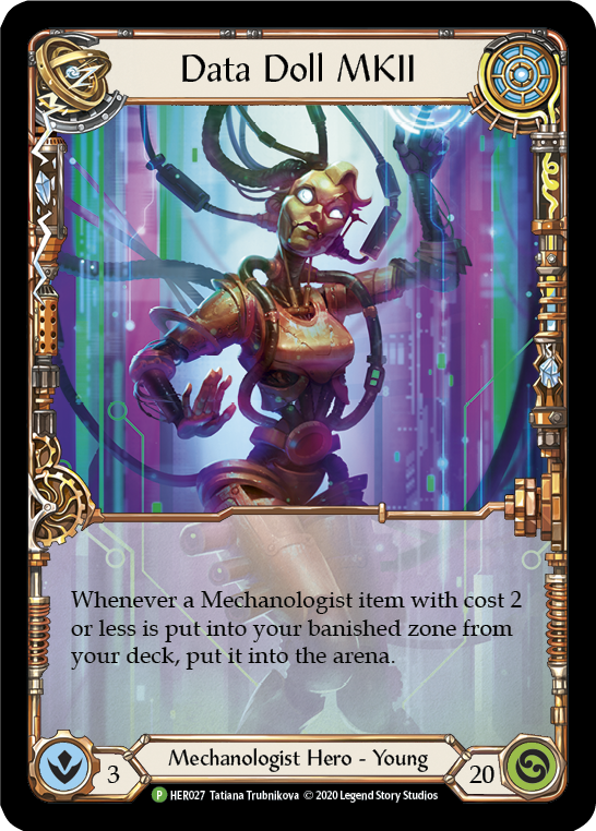 Data Doll MKII [HER027] (Promo)  Cold Foil | Good Games Adelaide SA