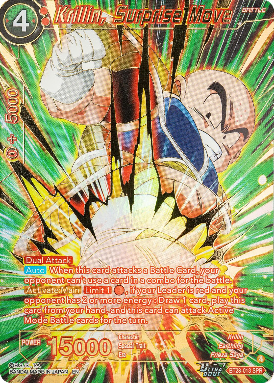 Krillin, Surprise Move (BT28-013) [Prismatic Clash] | Good Games Adelaide SA