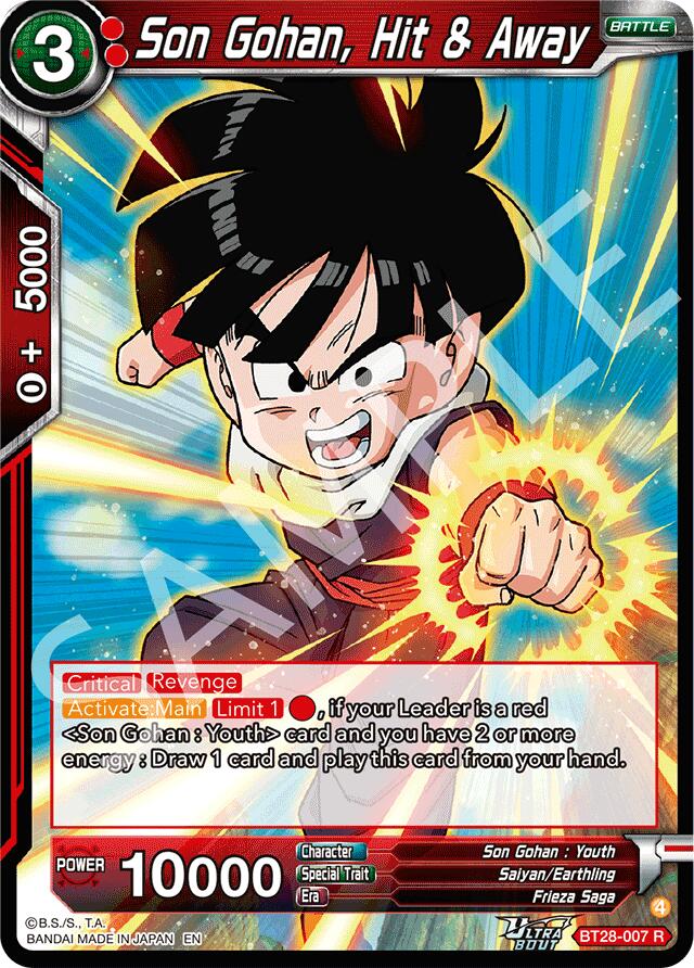 Son Gohan, Hit & Away (BT28-007) [Prismatic Clash] | Good Games Adelaide SA