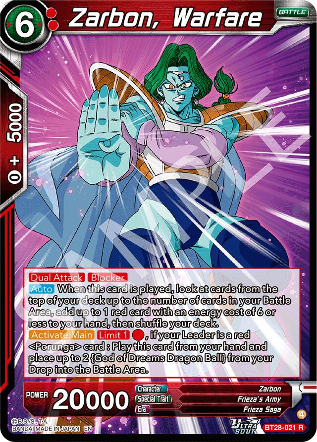Zarbon, Warfare (BT28-021) [Prismatic Clash] | Good Games Adelaide SA