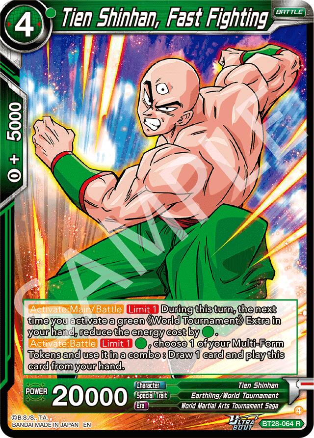 Tien Shinhan, Fast Fighting (BT28-064) [Prismatic Clash] | Good Games Adelaide SA