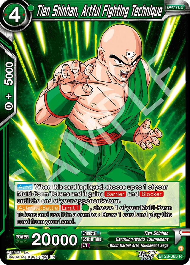 Tien Shinhan, Artful Fighting Technique (BT28-065) [Prismatic Clash] | Good Games Adelaide SA