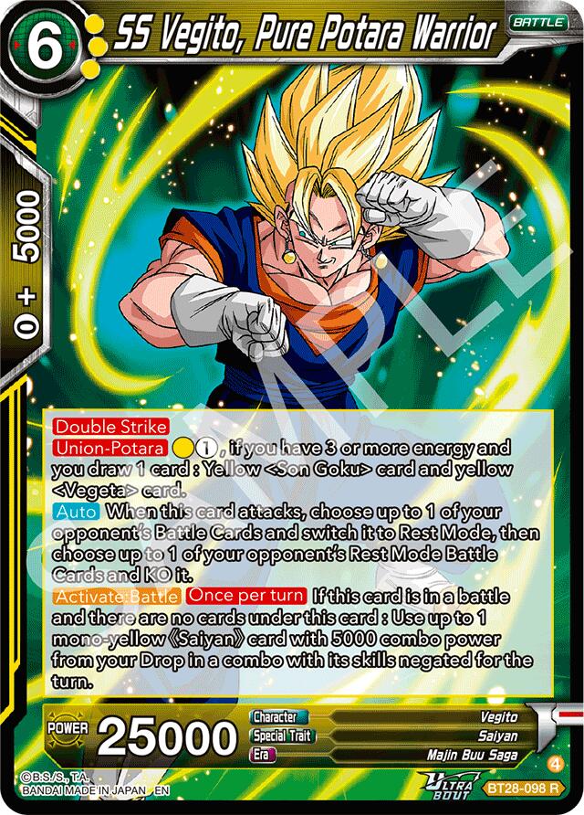 SS Vegito, Pure Potara Warrior (BT28-098) [Prismatic Clash] | Good Games Adelaide SA