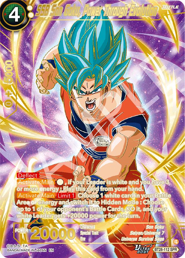 SSB Son Goku, Power Through Evolution (SPR) (BT28-112) [Prismatic Clash] | Good Games Adelaide SA