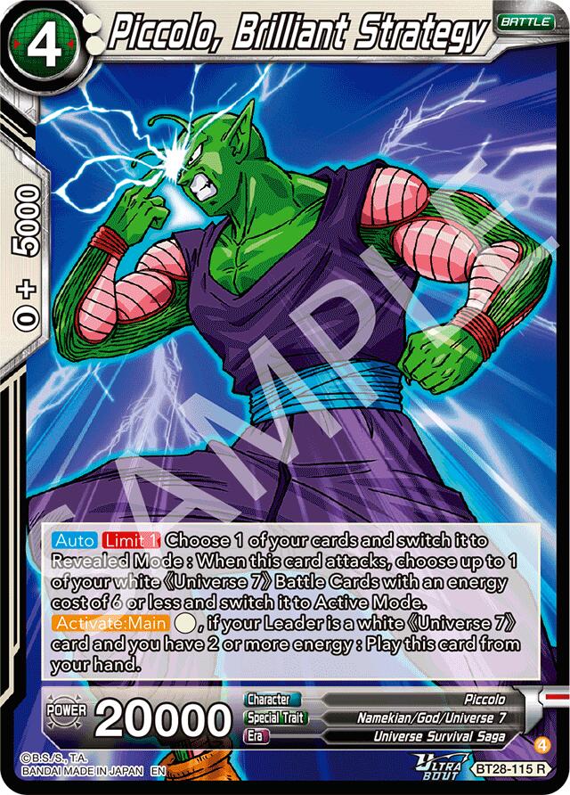 Piccolo, Brilliant Strategy (BT28-115) [Prismatic Clash] | Good Games Adelaide SA