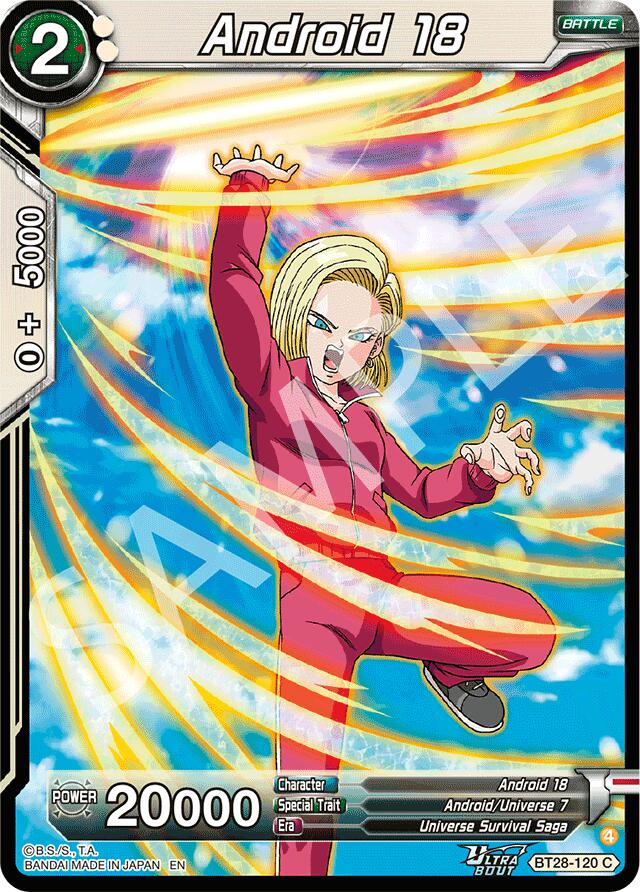 Android 18 (BT28-120) [Prismatic Clash] | Good Games Adelaide SA