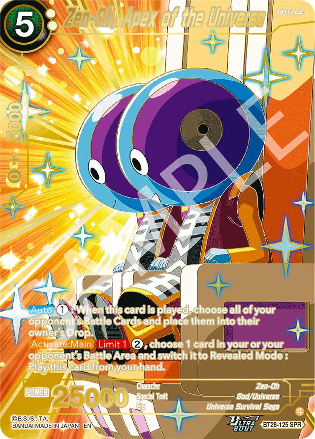 Zen-Oh, Apex of the Universe (SPR) (BT28-125) [Prismatic Clash] | Good Games Adelaide SA