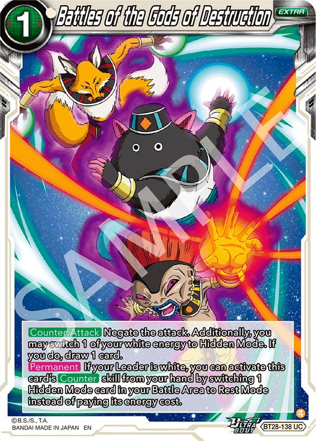 Battles of the Gods of Destruction (BT28-138) [Prismatic Clash] | Good Games Adelaide SA