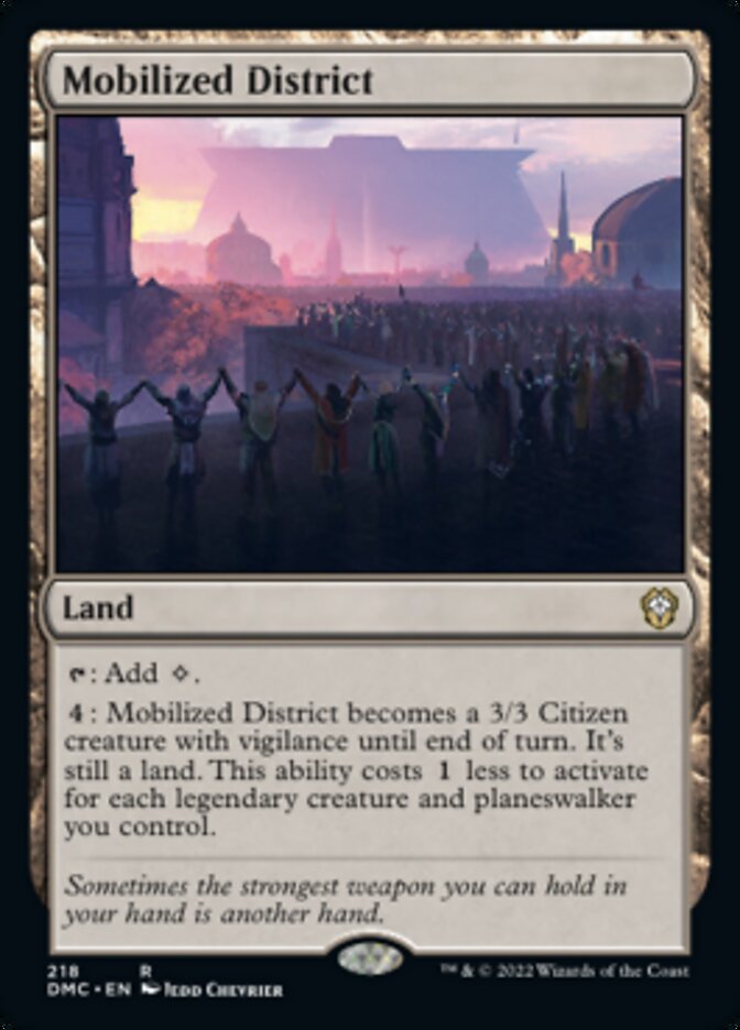 Mobilized District [Dominaria United Commander] | Good Games Adelaide SA