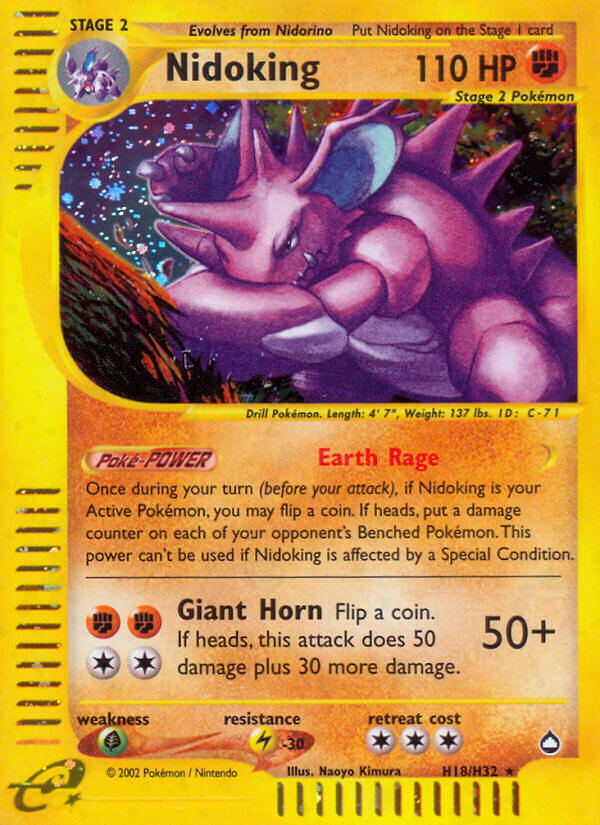 Nidoking (H18/H32) [Aquapolis] | Good Games Adelaide SA