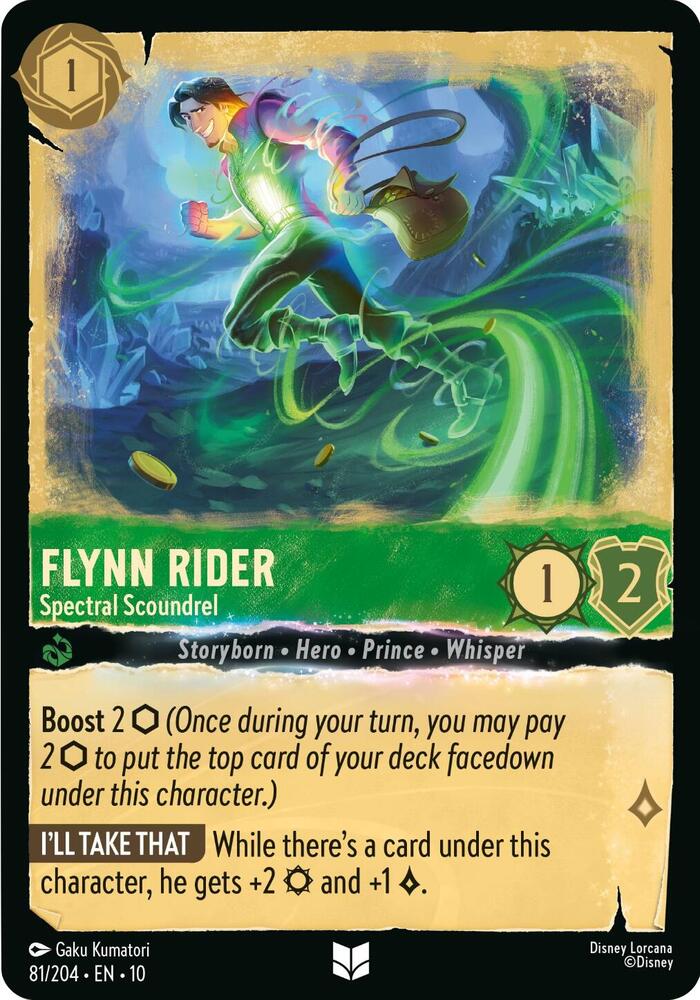 Flynn Rider Spectral Scoundrel 81/204 (Whispers in the Well)  | Good Games Adelaide SA