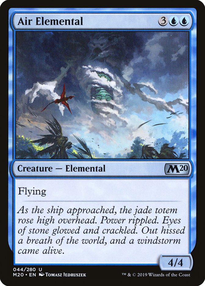 Air Elemental 44 (Core Set 2020)  | Good Games Adelaide SA