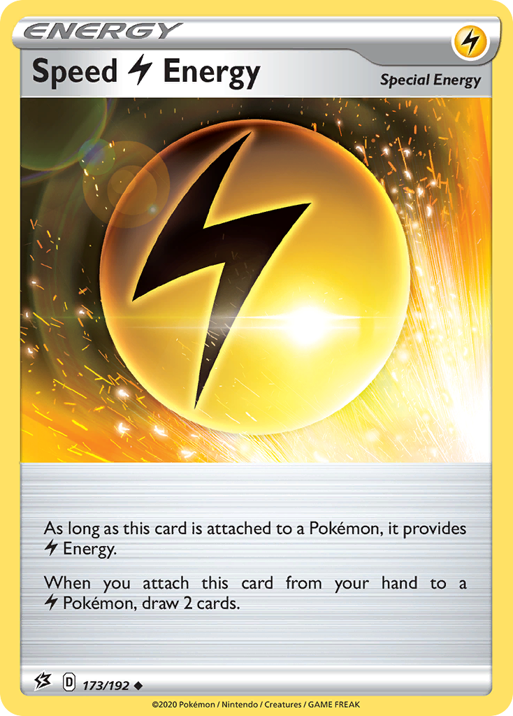 Speed Lightning Energy (173/192) [Sword & Shield: Rebel Clash] | Good Games Adelaide SA
