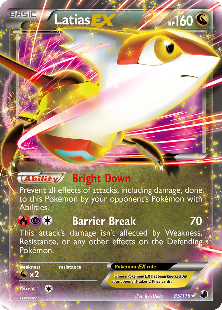 Latias EX (85/116) [Black & White: Plasma Freeze] | Good Games Adelaide SA