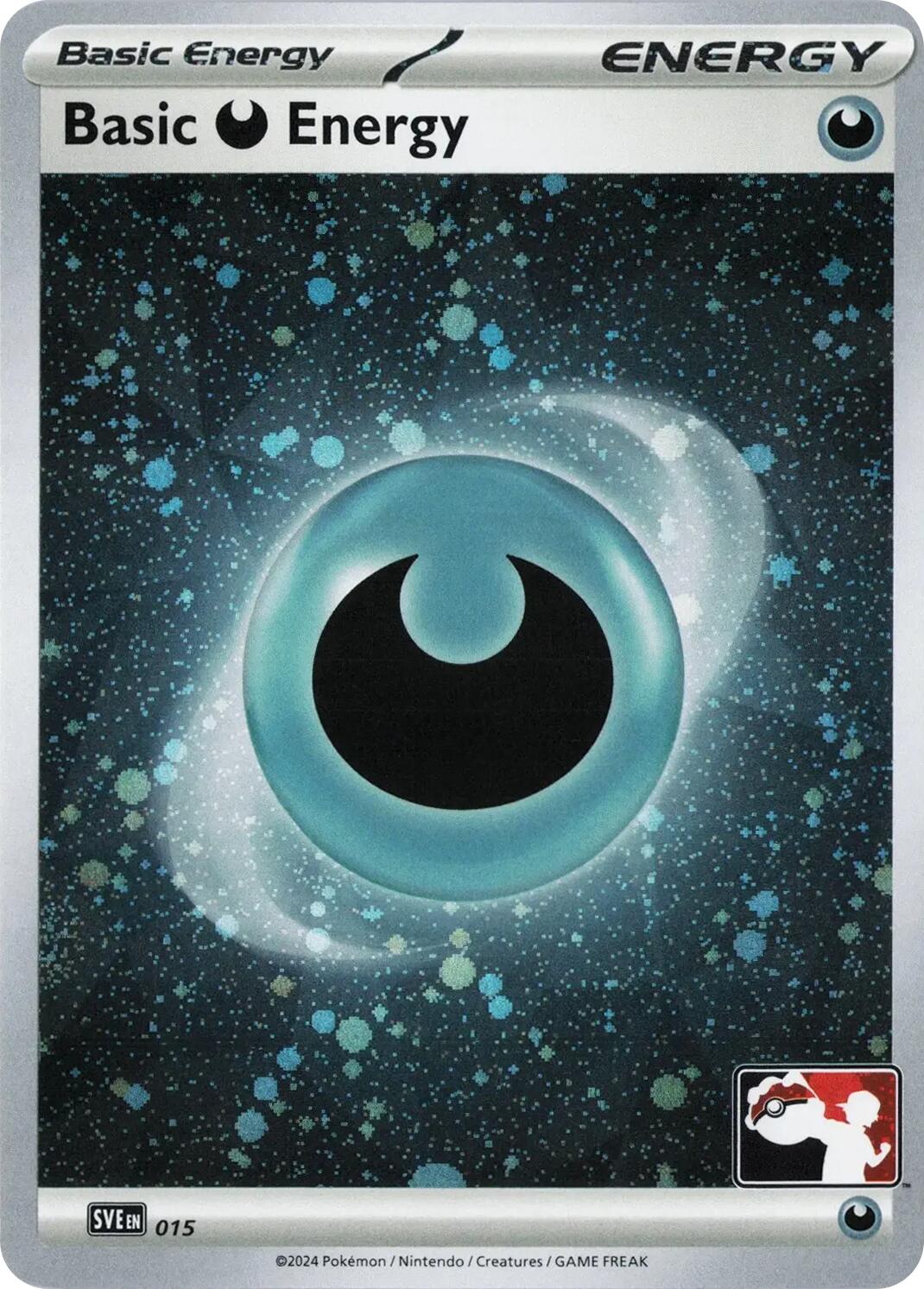 Basic Darkness Energy (015) (Cosmos Holo) [Prize Pack Series Seven] | Good Games Adelaide SA