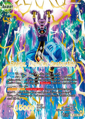 Beerus // Beerus, Dignified Destruction (Gold Stamped) (P-695) [Promotion Cards] | Good Games Adelaide SA