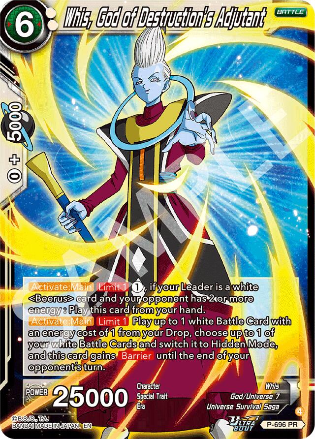 Whis, God of Destruction's Adjutant (P-696) [Promotion Cards] | Good Games Adelaide SA