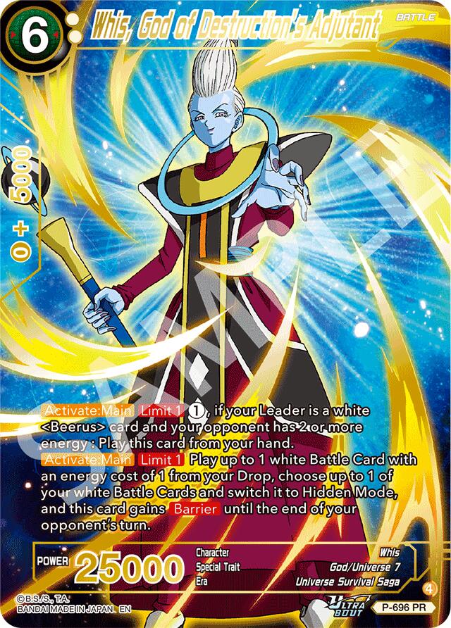 Whis, God of Destruction's Adjutant (Gold Stamped) (P-696) [Promotion Cards] | Good Games Adelaide SA