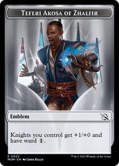 Elemental (2) // Teferi Akosa of Zhalfir Emblem Double-Sided Token [March of the Machine Tokens] | Good Games Adelaide SA