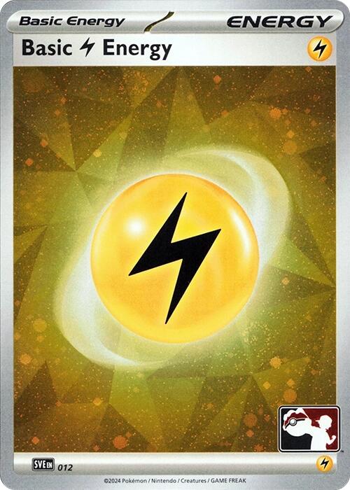 Basic Lightning Energy (012) (Cosmos Holo) [Prize Pack Series Seven] | Good Games Adelaide SA