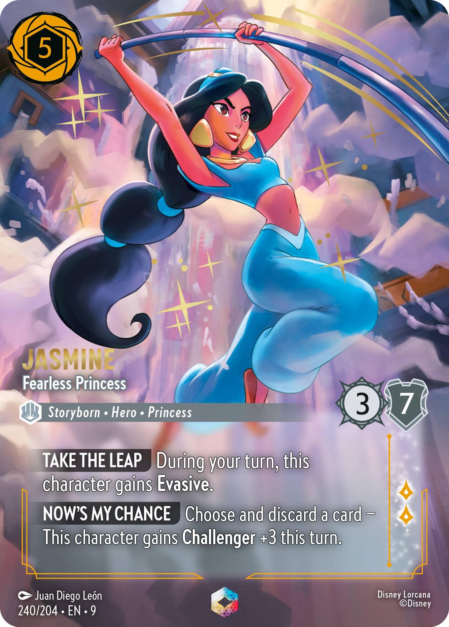 Jasmine - Fearless Princess (Enchanted) (240/204) [Fabled] | Good Games Adelaide SA