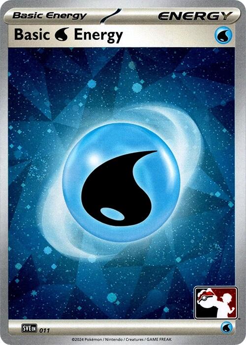 Basic Water Energy (011) (Cosmos Holo) [Prize Pack Series Seven] | Good Games Adelaide SA