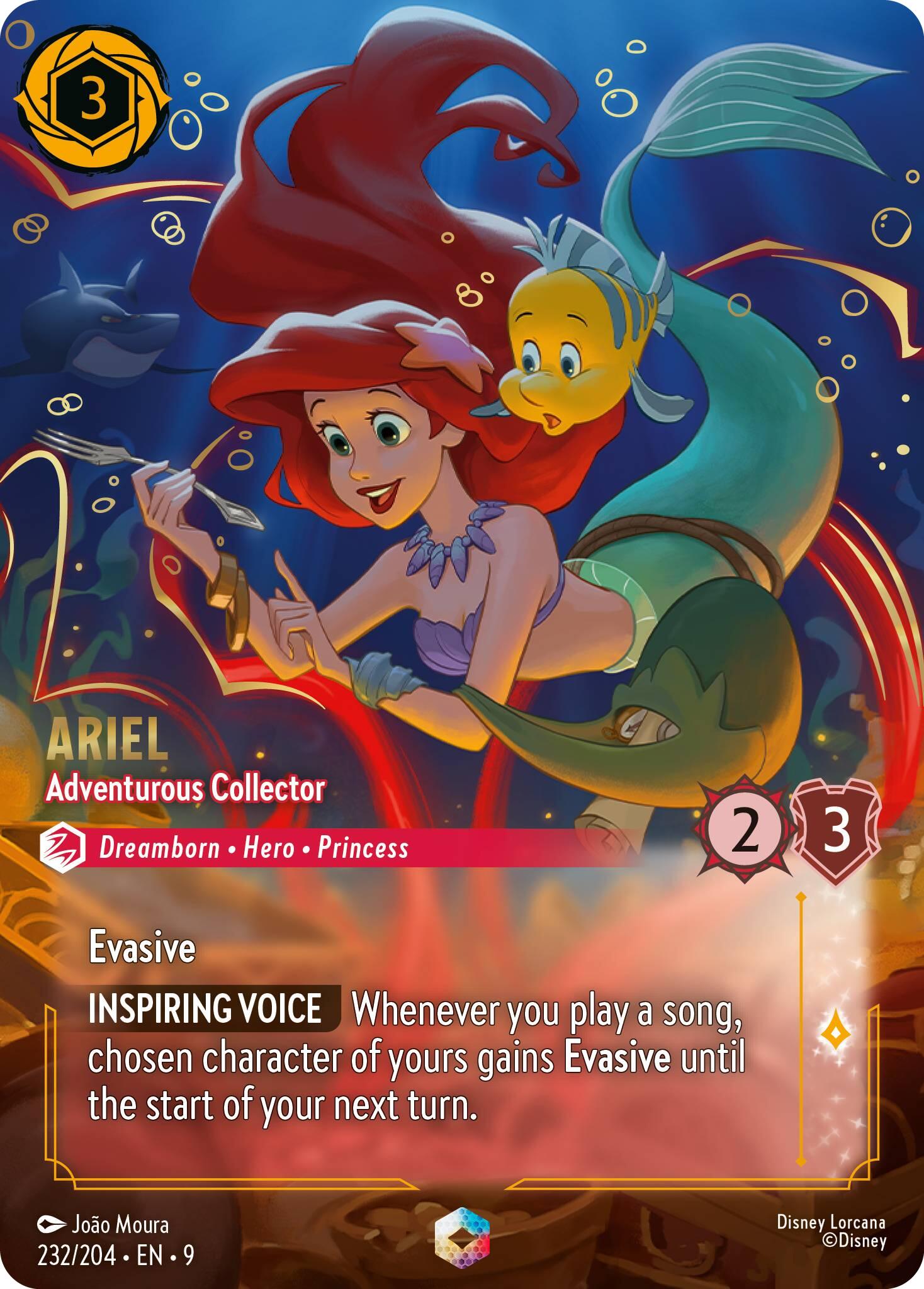 Ariel - Adventurous Collector (Enchanted) (232/204) [Fabled] | Good Games Adelaide SA