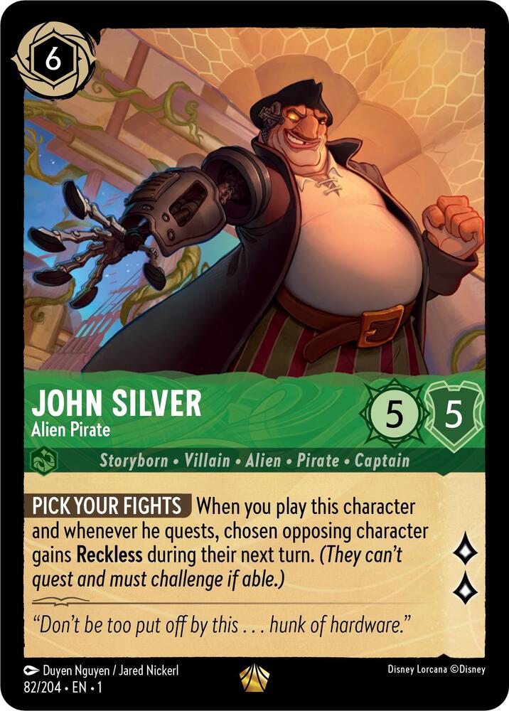 John Silver Alien Pirate 82/204 (The First Chapter)  | Good Games Adelaide SA
