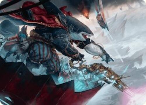 Captain Howler Sea Scourge Art Card 16 54 16 (Art Series: Aetherdrift)  | Good Games Adelaide SA