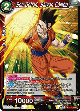 Son Gohan, Saiyan Combo (Rare) [BT13-015] | Good Games Adelaide SA