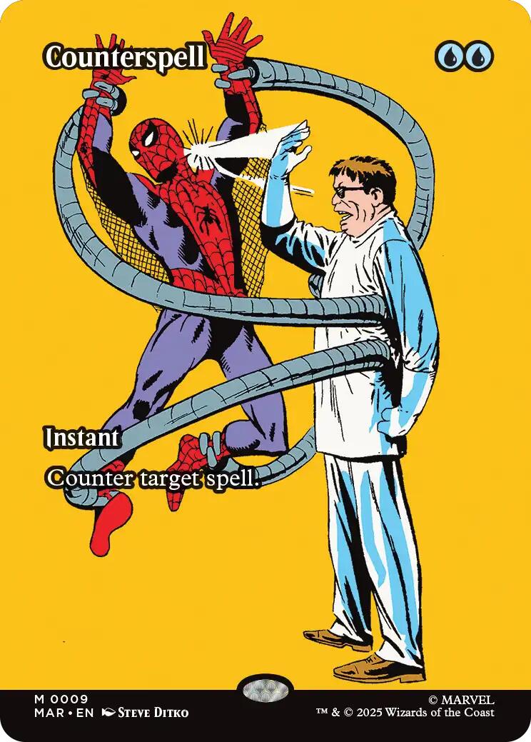 Counterspell (Borderless) [Marvel's Spider-Man: Eternal-Legal] | Good Games Adelaide SA