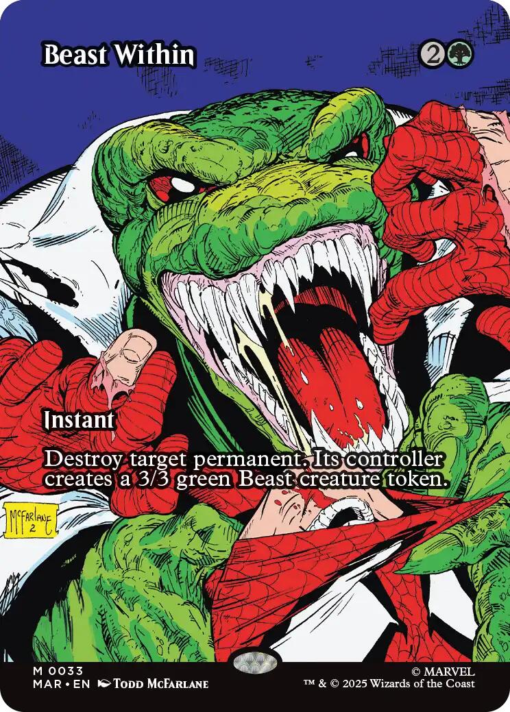 Beast Within (Borderless) [Marvel's Spider-Man: Eternal-Legal] | Good Games Adelaide SA