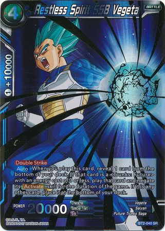 Restless Spirit SSB Vegeta [BT2-040] | Good Games Adelaide SA